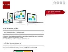 Tablet Screenshot of plakativ.ch
